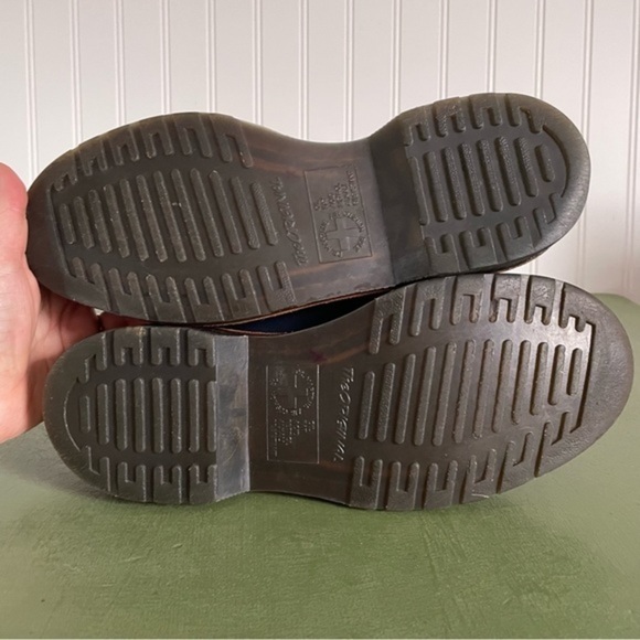 Dr. Martens x Agyness Deyn AGGY BLUCHER in Navy Leather - Picture 12 of 13